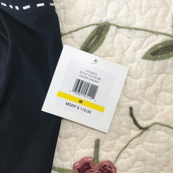 Ellen Tracy NWT M Black Stretch Bodycon Dress​​​​ - Picture 6 of 13